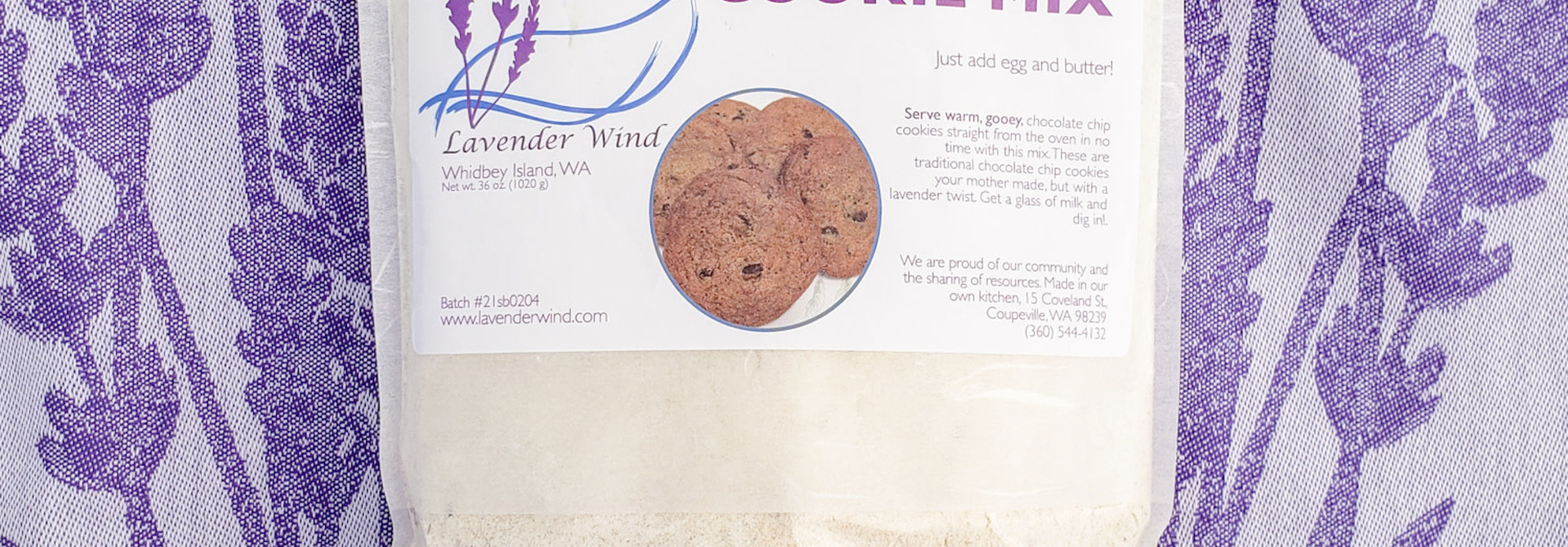 Lavender Chocolate Chip Cookie Mix