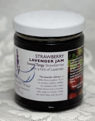 Strawberry Lavender Jam -11 oz.-1