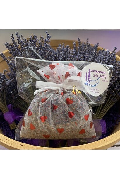 Sachet, Lavender, Moyen Heart