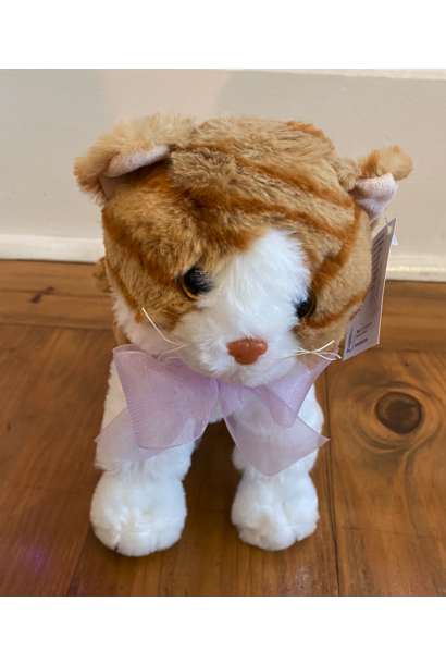 Stuffed Cat, "Creamsicle", 8"