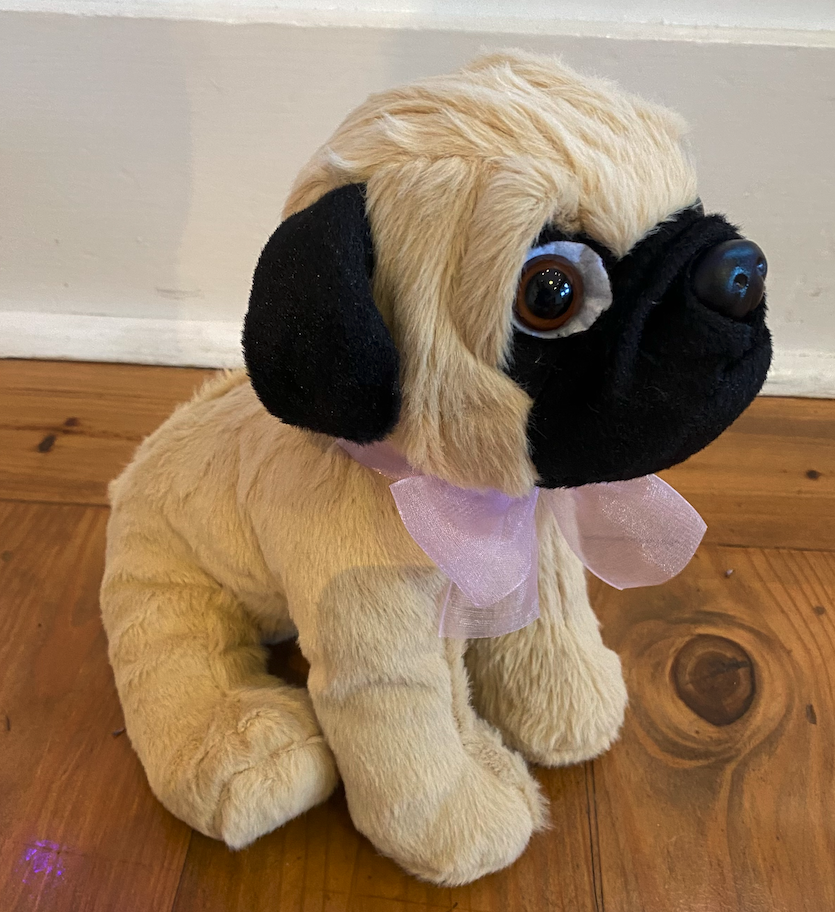 Stuffed Pug "Pugsley", 8"-2