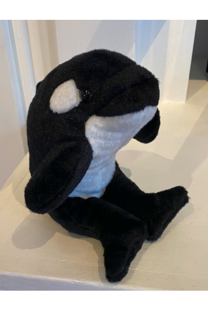 Stuffed Orca, "Onyx", 8"