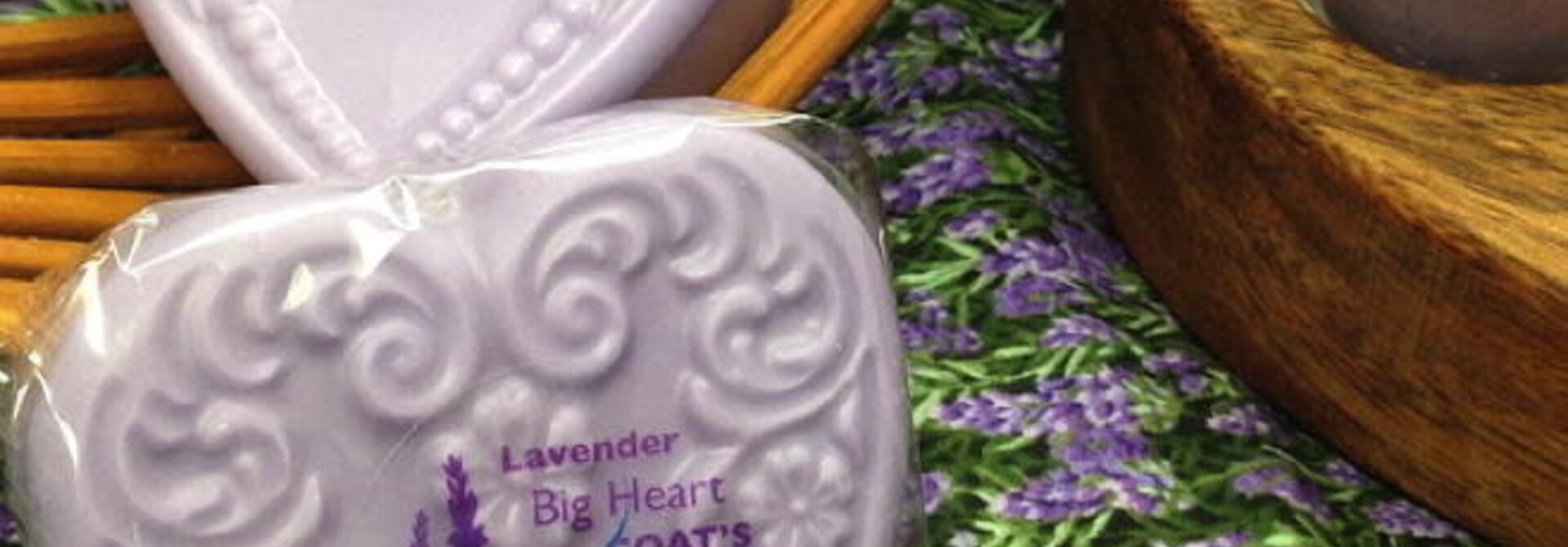 Goat's Milk Soap Big Heart Lavender
