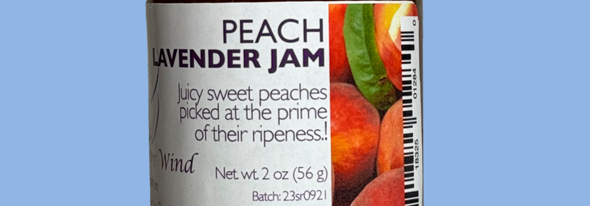 Peach Lavender Jam 2oz.