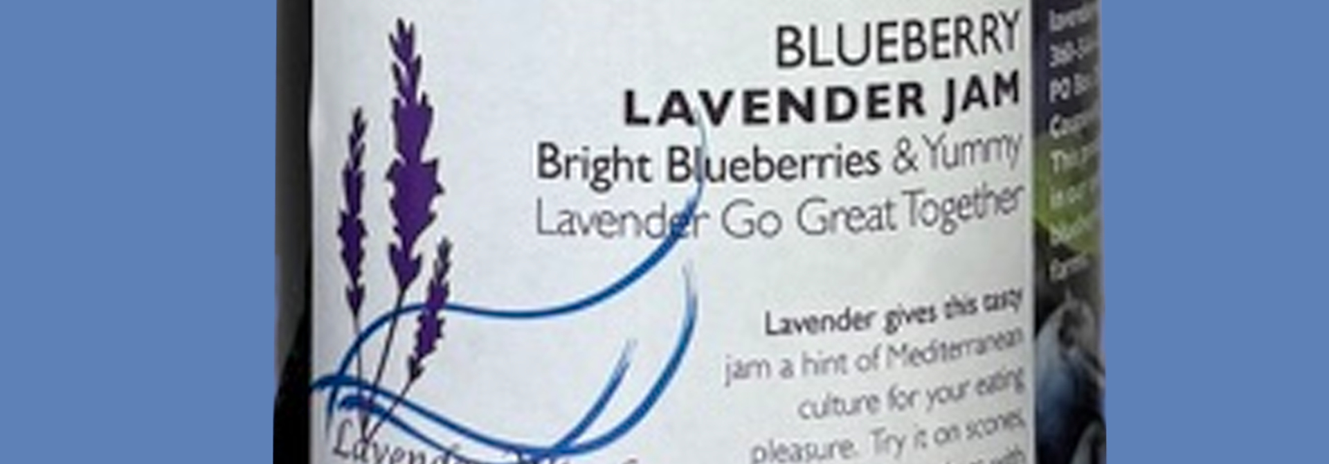 Blueberry Lavender Jam - 11 oz.