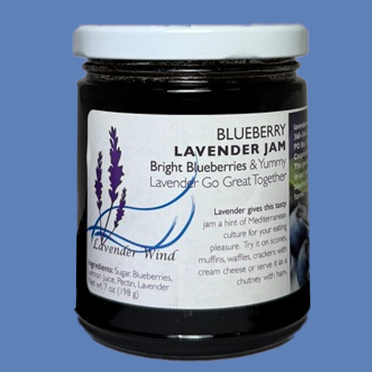 Blueberry Lavender Jam - 11 oz.-1