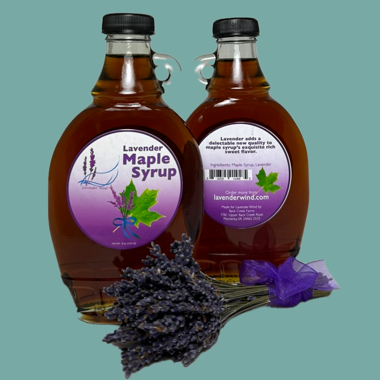 Lavender Maple Syrup - 8 oz-1