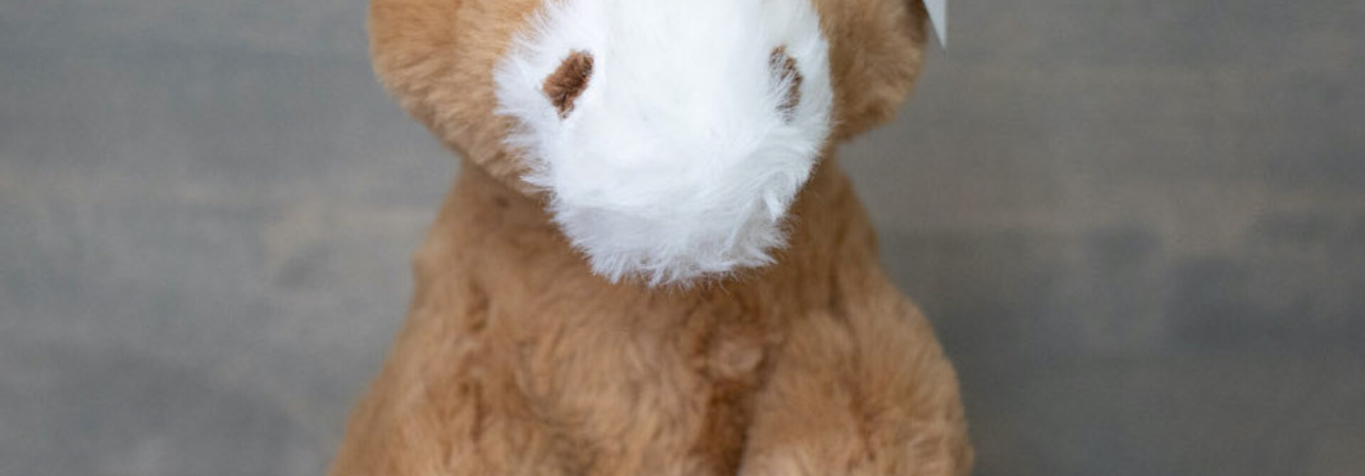 Lavender Stuffed Horse - Brown Sugar 8"