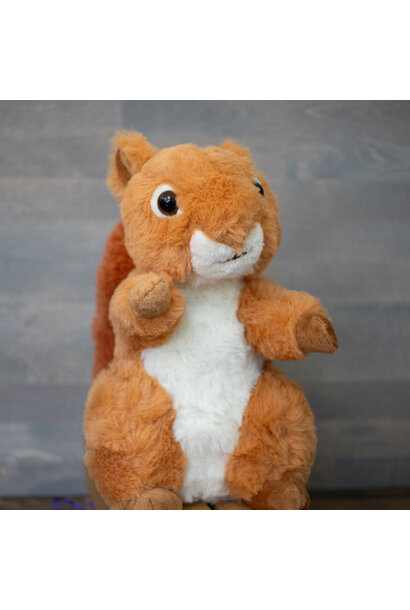Lavender Stuffed Squirrel - Scamper 8"