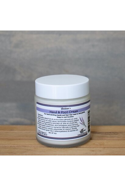 Gardener's Hand & Foot Cream - 4 oz