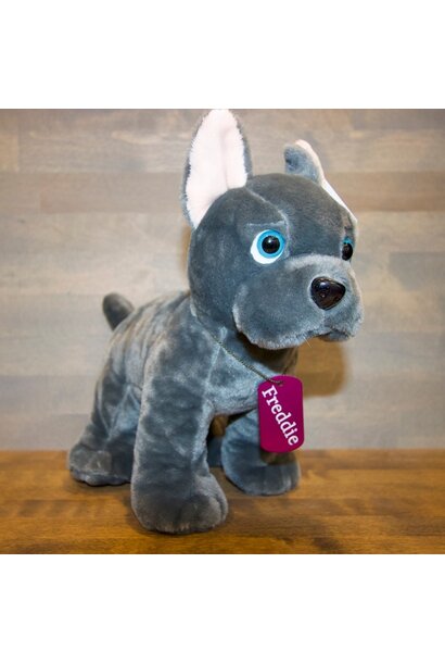 Lavender Stuffed Frenchie Dog - Freddie 8"