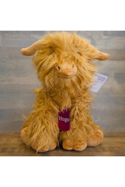 Lavender Stuffed Highland Cow - Hugo 8"