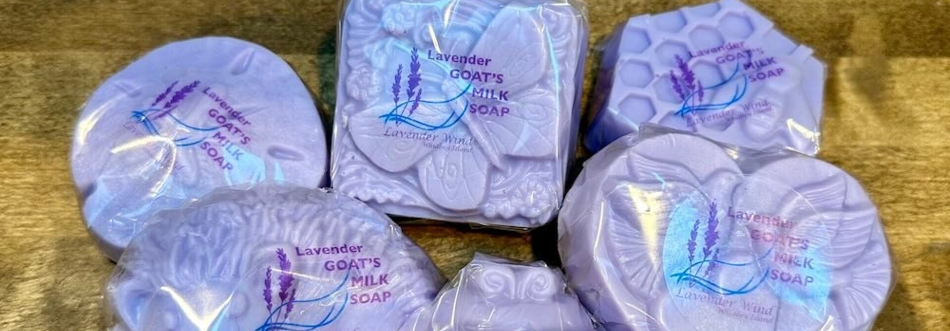 Lavender Scented Goat Milk Soap - Purple Medium