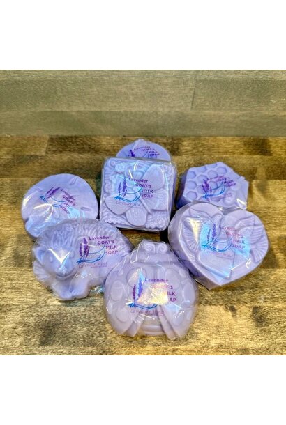 Lavender Scented Goat Milk Soap - Purple Medium