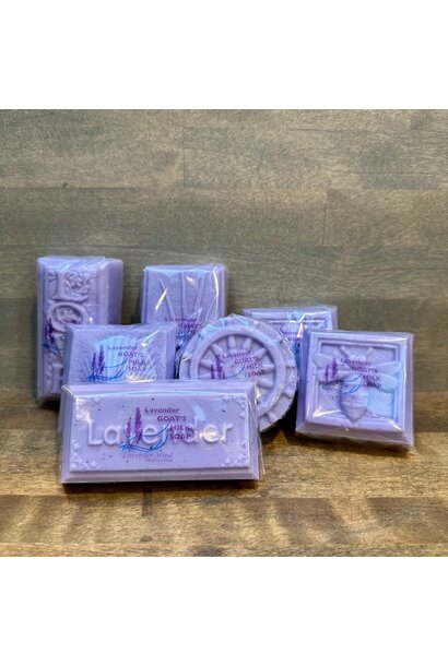 Lavender Scented Goat Milk Soap - Purple Large