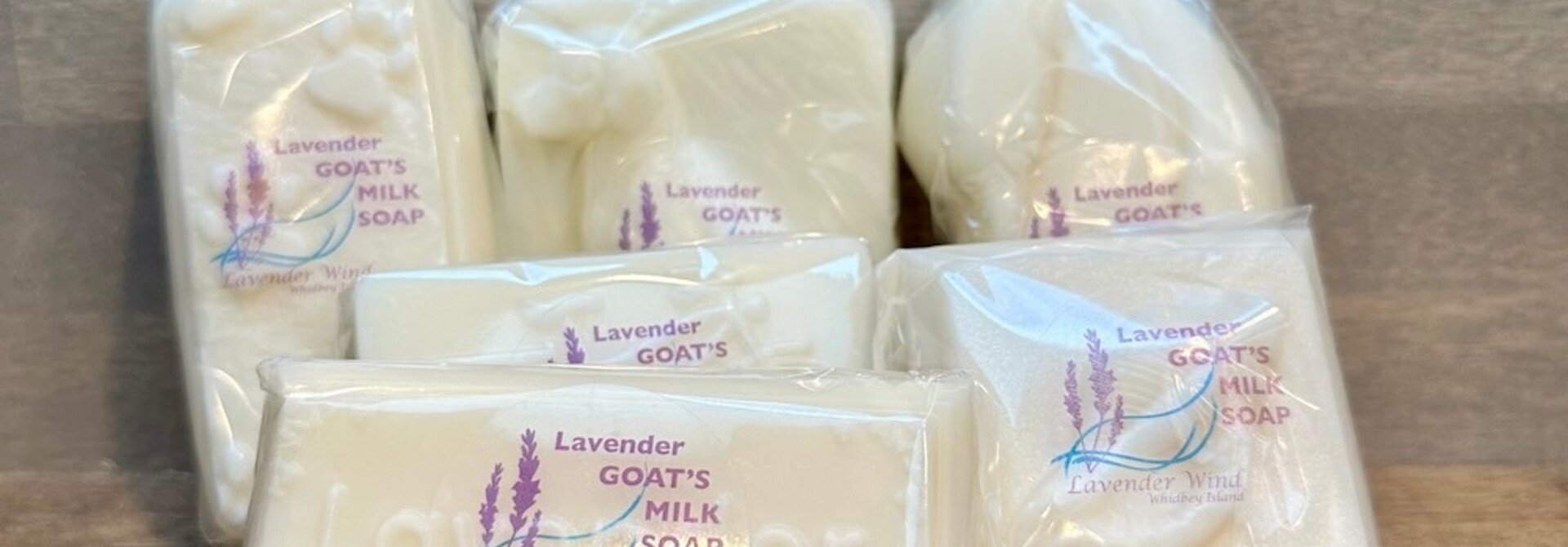 Lavender Scented Goat Milk Soap - White Large