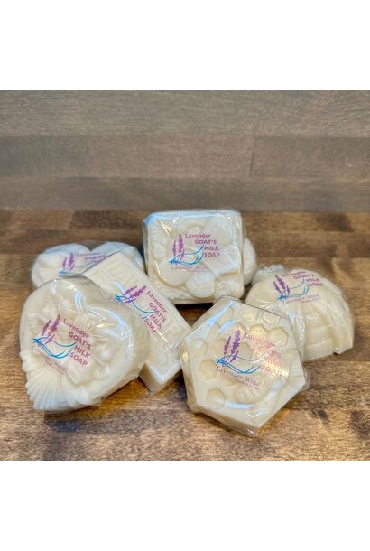 Lavender Scented Goat Milk Soap - White Medium