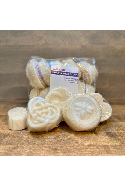 Lavender Scented Goat Milk Soap - 1 lb Guest White