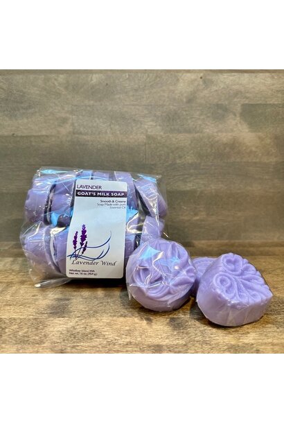 Lavender Scented Goat Milk Soap - 1 lb Guest Purple