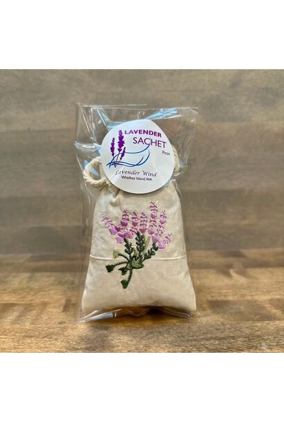 Lavender Sachet - Petite Muslin Bag