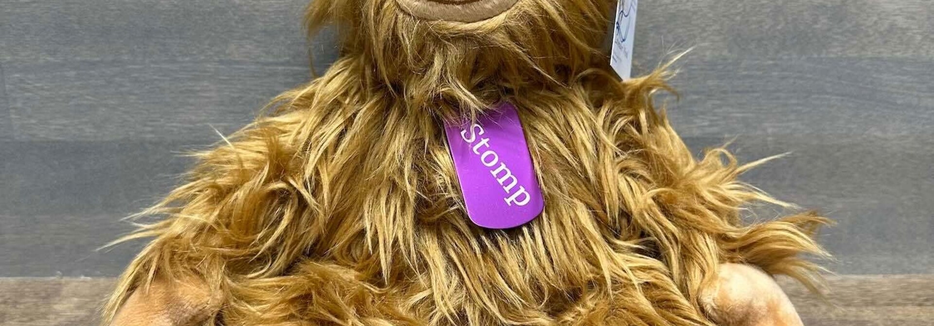 Lavender Stuffed Sasquatch - Stomp 8"