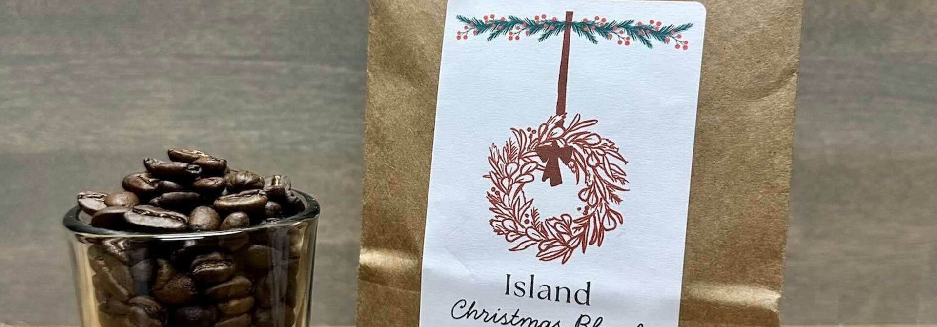 Organic Micro-Roasted Whole Bean Coffee - Island Christmas Blend