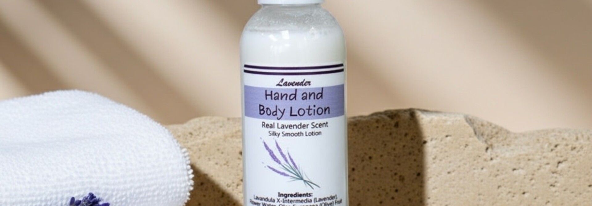 Lavender Hand & Body Lotion - Medium 6 oz