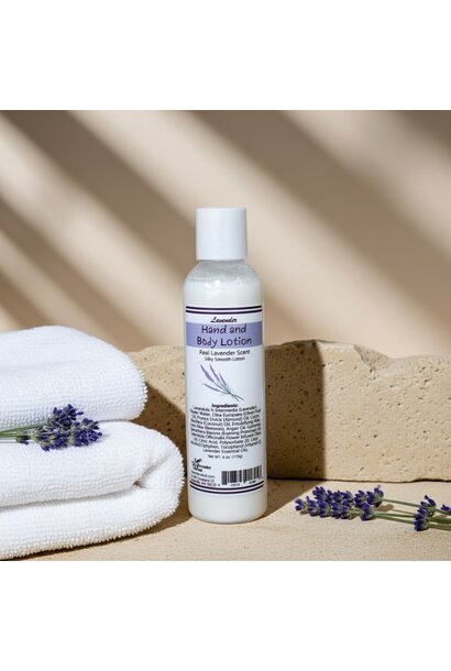 Lavender Hand & Body Lotion - Medium 6 oz
