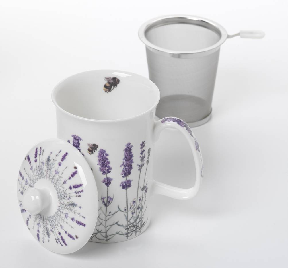 Ashdene Mug, Infuser & Top (3 pc) - Ashdene - Lavender Wind