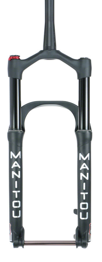 Manitou Manitou Mastodon Pro Fat Bike Fork, 120mm Travel, 15 x 150 mm Axle, Tapered,  Matte Black, Extended version-fits up to a 5.15" Tire