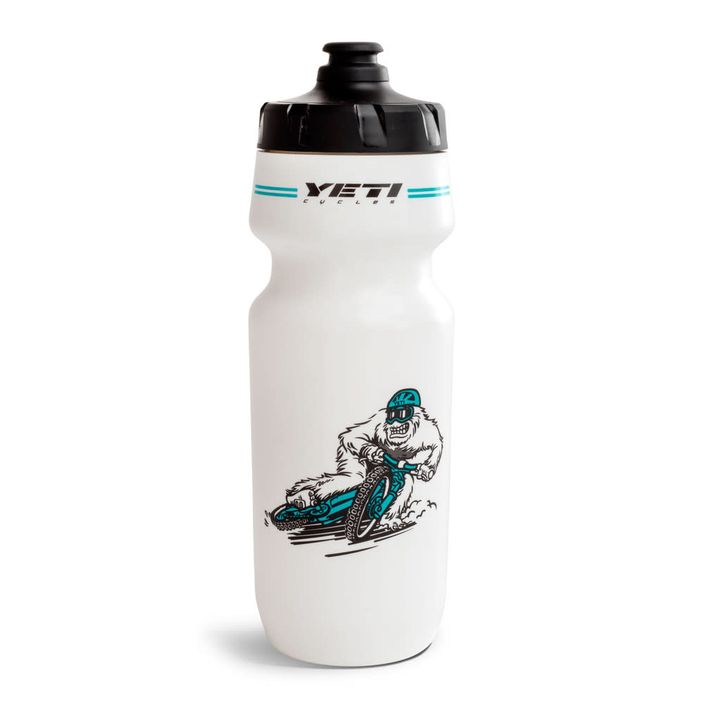 Yeti Cycles Yeti Water Bottle - Sliding Yetiman White