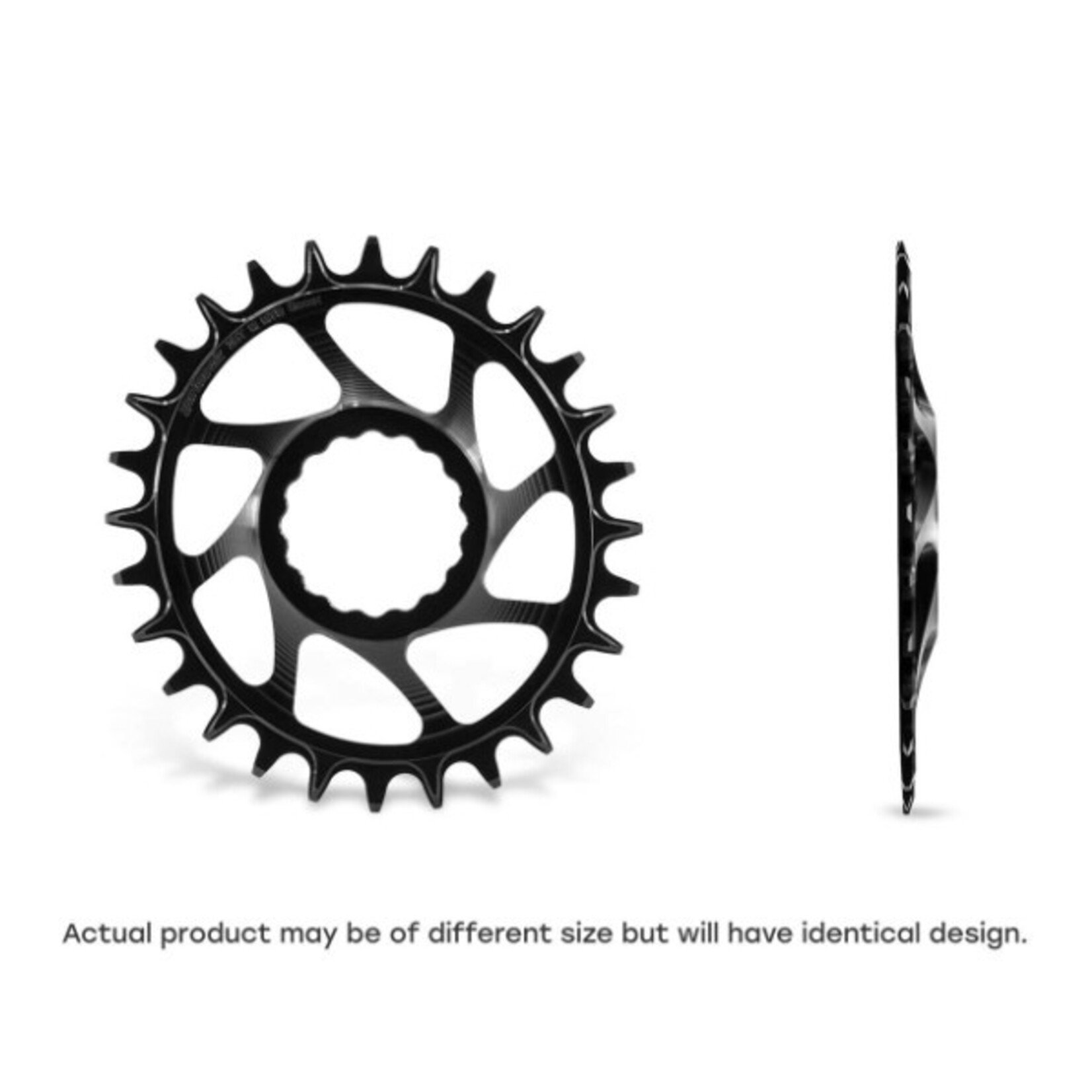 Garbaruk Garbaruk Race Face Chainring (Boost) Black