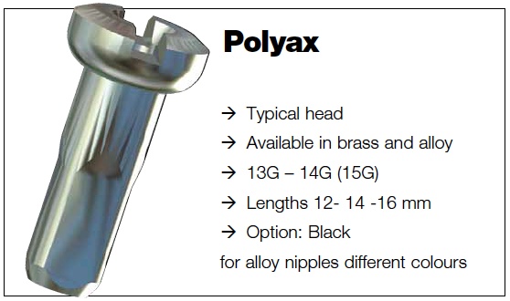 Sapim Sapim Polyax Aluminum Nipples