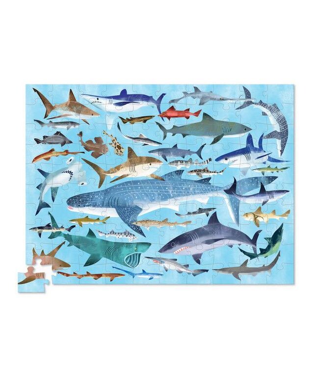 Crocodile Creek 36 Sharks Puzzle 100 pcs