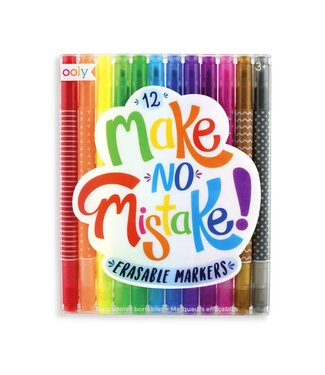 Ooly Make No Mistake Erasable Markers