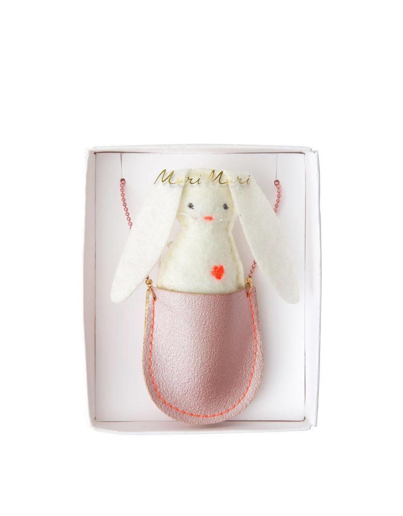 Meri Meri Bunny Pocket Mini Pendent Necklace