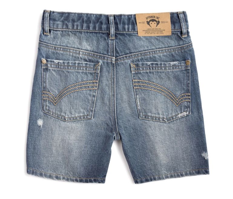 denim shorts light wash