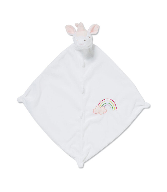 Angel Dear White Unicorn Blankie