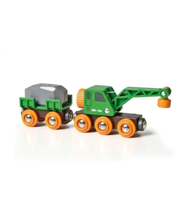 Brio Clever Crane Wagon