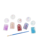 Ooly Mini Dots Pixie Paste Glitter Glue w/ Brush - 6 PC Set
