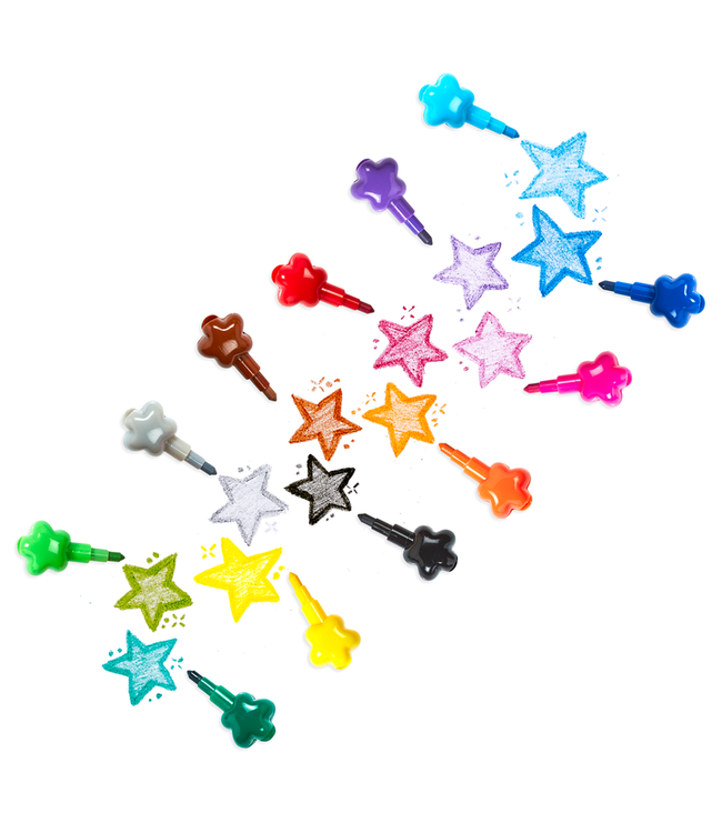 Ooly Stack of Stars Stacking Crayons