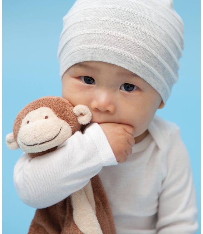 Angel Dear Monkey Blankie - Brown