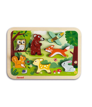 JuraToys (Janod) Chunky Puzzle - Forest