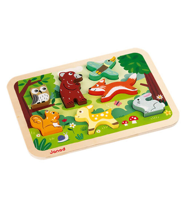 JuraToys (Janod) Chunky Puzzle - Forest