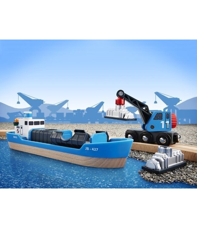 Brio Freight Ship & Crane