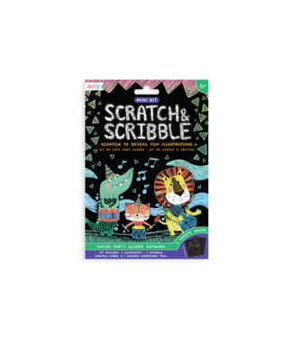 Ooly Mini Scratch & Scribble - Safari Party