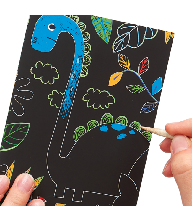 Ooly Mini Scratch & Scribble - Dino Days