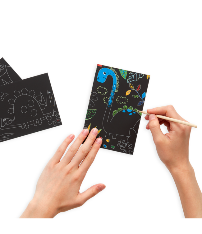 Ooly Mini Scratch & Scribble - Dino Days