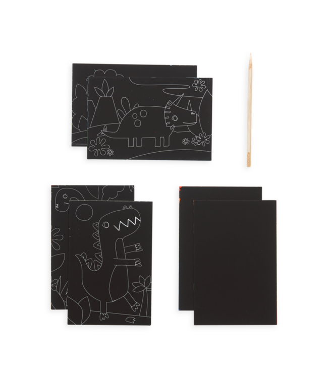 Ooly Mini Scratch & Scribble - Dino Days