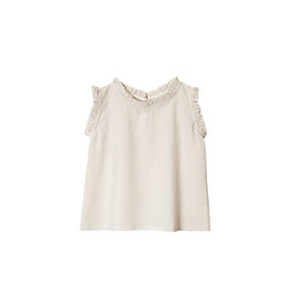 Go Gently Nation Ruffle Tank - Natural